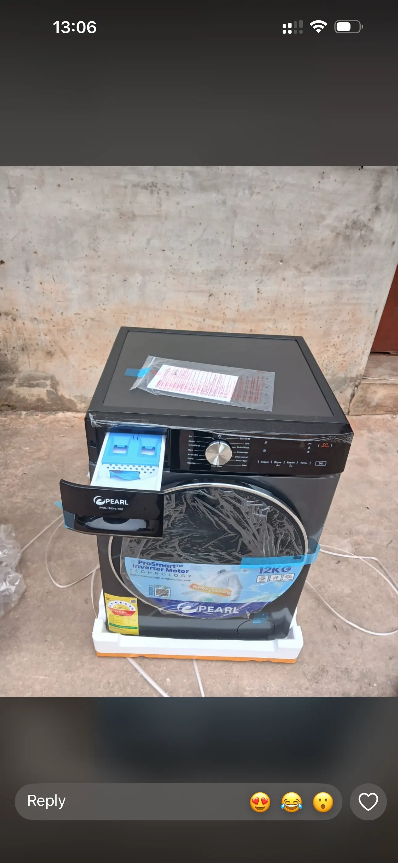 12KG FRONT LOAD FULLY AUTOMATED WASHING MACHINE view 2